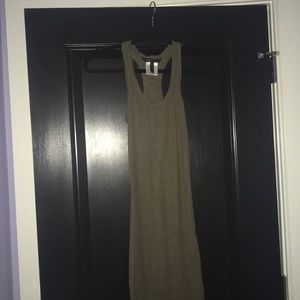 BCBG dark green tank dress